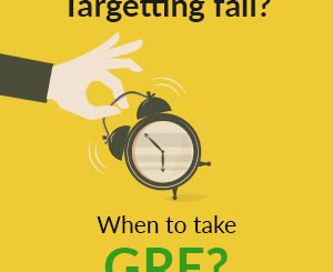 When to give GRE if targeting Fall?